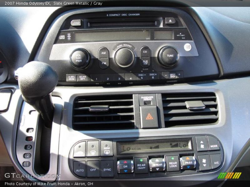 Slate Green Metallic / Gray 2007 Honda Odyssey EX