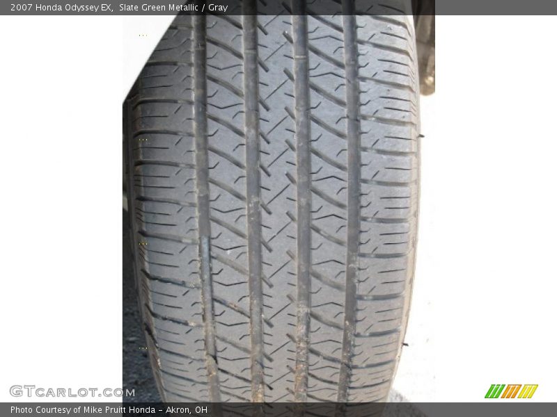 Slate Green Metallic / Gray 2007 Honda Odyssey EX