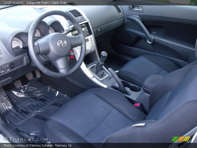 Indigo Ink Pearl / Dark Gray 2005 Scion tC