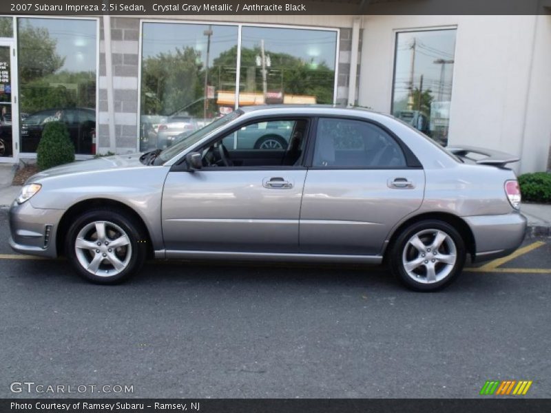 Crystal Gray Metallic / Anthracite Black 2007 Subaru Impreza 2.5i Sedan
