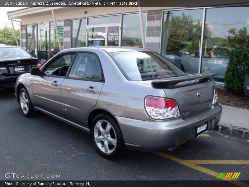 Crystal Gray Metallic / Anthracite Black 2007 Subaru Impreza 2.5i Sedan