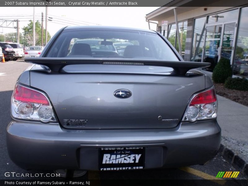 Crystal Gray Metallic / Anthracite Black 2007 Subaru Impreza 2.5i Sedan