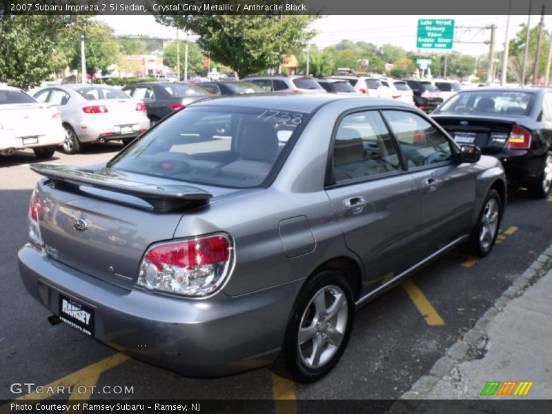 Crystal Gray Metallic / Anthracite Black 2007 Subaru Impreza 2.5i Sedan