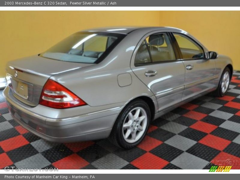 Pewter Silver Metallic / Ash 2003 Mercedes-Benz C 320 Sedan