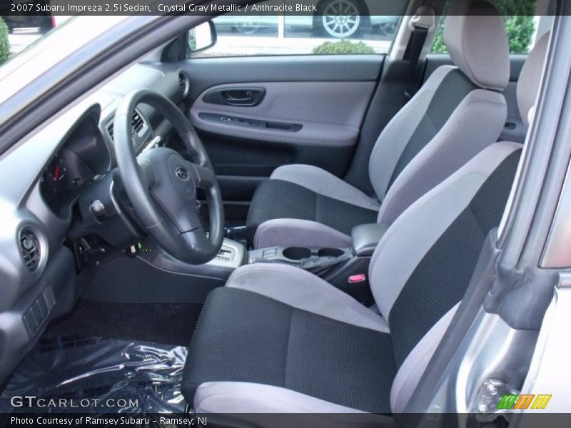 Crystal Gray Metallic / Anthracite Black 2007 Subaru Impreza 2.5i Sedan