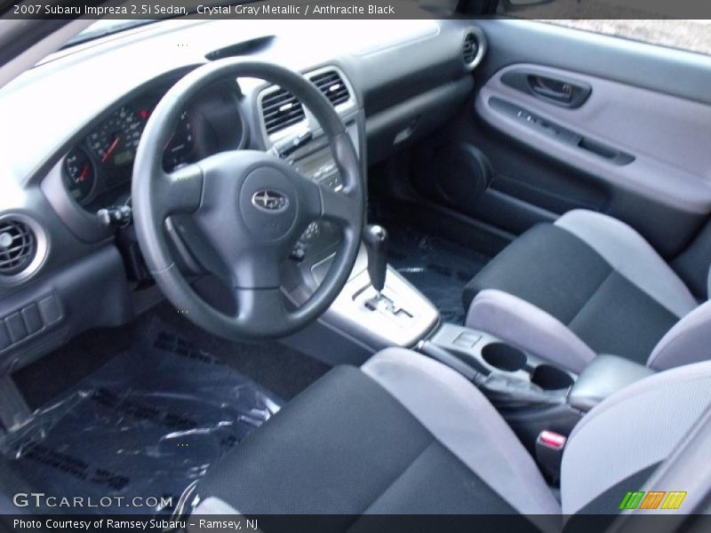Crystal Gray Metallic / Anthracite Black 2007 Subaru Impreza 2.5i Sedan