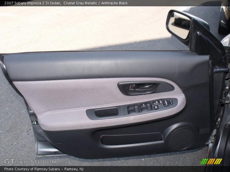 Crystal Gray Metallic / Anthracite Black 2007 Subaru Impreza 2.5i Sedan