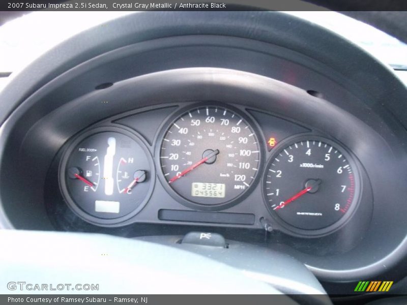 Crystal Gray Metallic / Anthracite Black 2007 Subaru Impreza 2.5i Sedan