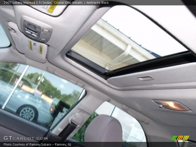 Crystal Gray Metallic / Anthracite Black 2007 Subaru Impreza 2.5i Sedan