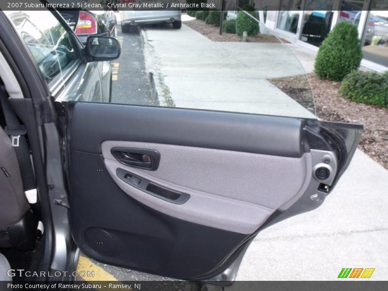 Crystal Gray Metallic / Anthracite Black 2007 Subaru Impreza 2.5i Sedan