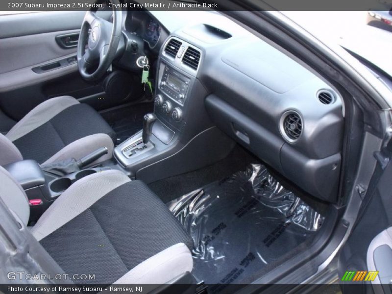 Crystal Gray Metallic / Anthracite Black 2007 Subaru Impreza 2.5i Sedan