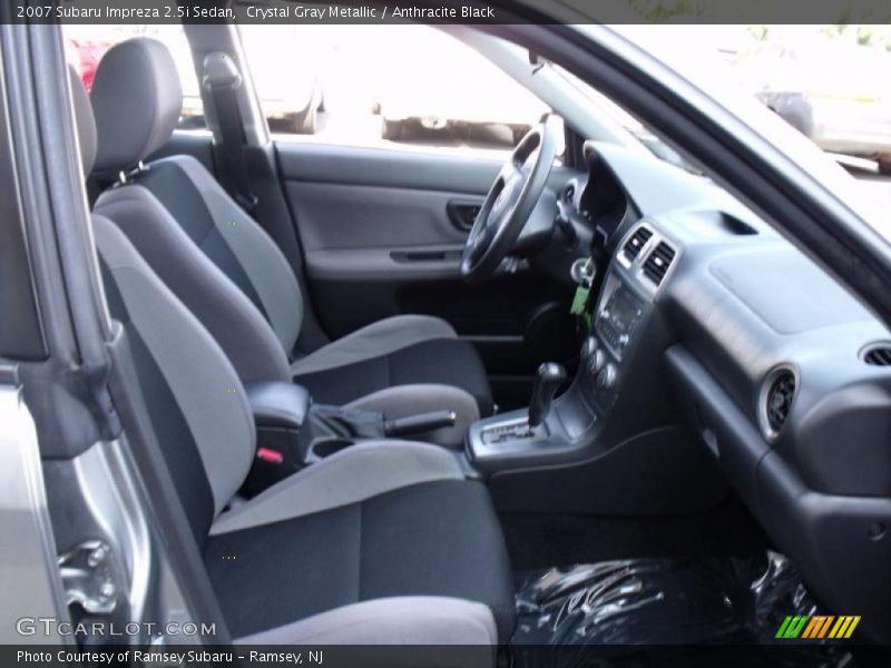 Crystal Gray Metallic / Anthracite Black 2007 Subaru Impreza 2.5i Sedan