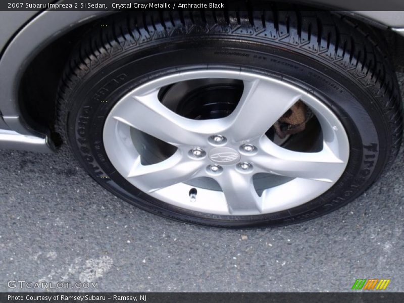 Crystal Gray Metallic / Anthracite Black 2007 Subaru Impreza 2.5i Sedan