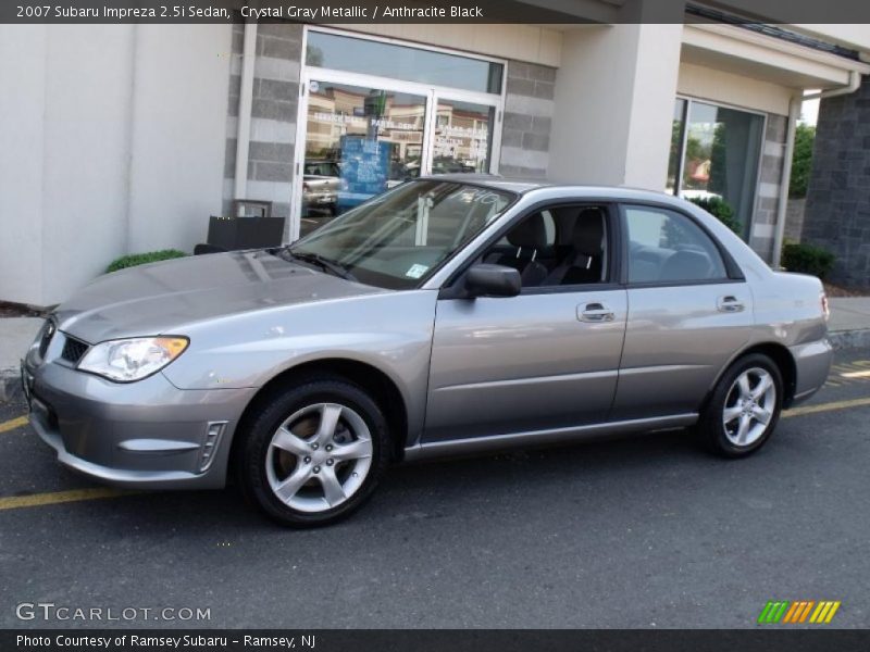 Crystal Gray Metallic / Anthracite Black 2007 Subaru Impreza 2.5i Sedan