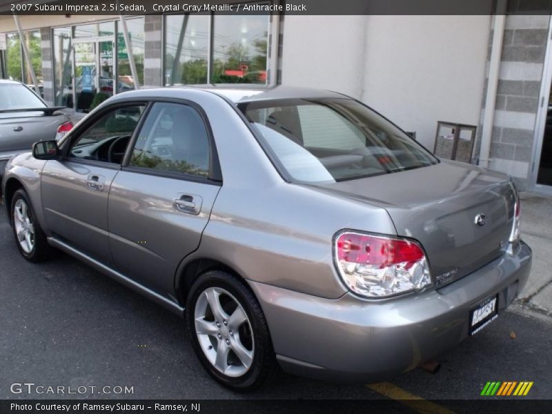 Crystal Gray Metallic / Anthracite Black 2007 Subaru Impreza 2.5i Sedan