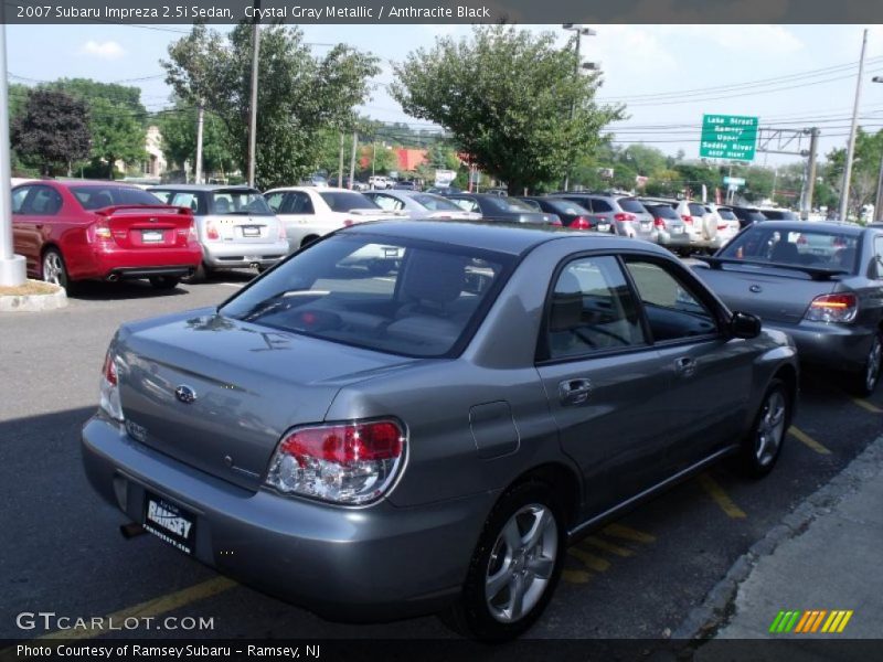 Crystal Gray Metallic / Anthracite Black 2007 Subaru Impreza 2.5i Sedan