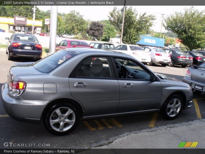 Crystal Gray Metallic / Anthracite Black 2007 Subaru Impreza 2.5i Sedan