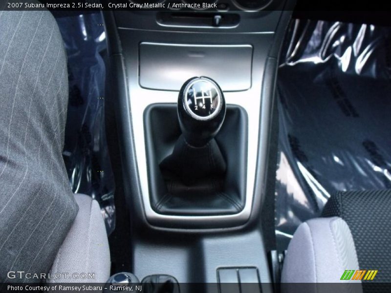 Crystal Gray Metallic / Anthracite Black 2007 Subaru Impreza 2.5i Sedan