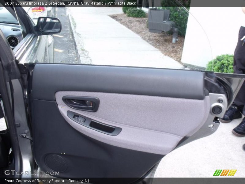 Crystal Gray Metallic / Anthracite Black 2007 Subaru Impreza 2.5i Sedan
