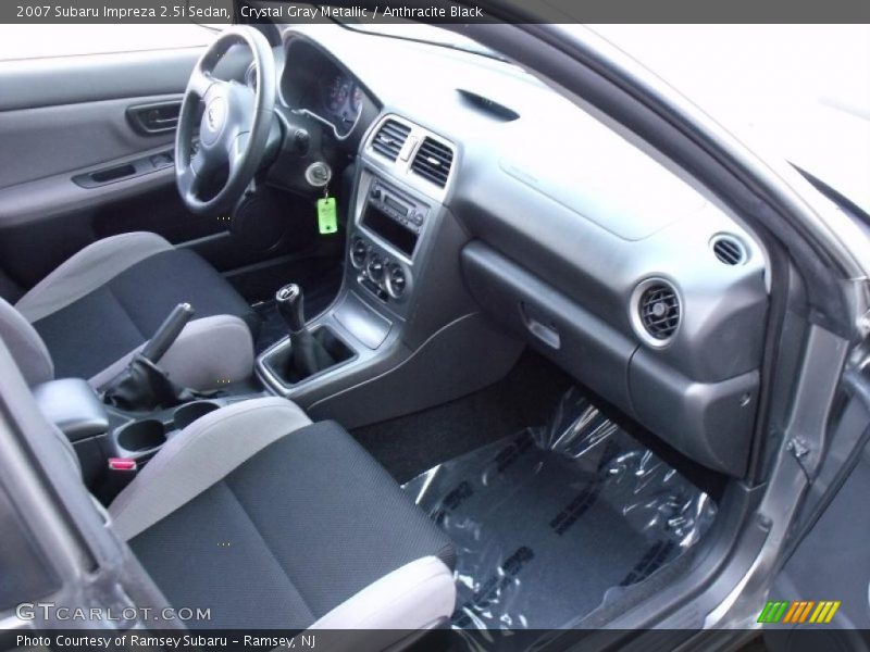Crystal Gray Metallic / Anthracite Black 2007 Subaru Impreza 2.5i Sedan