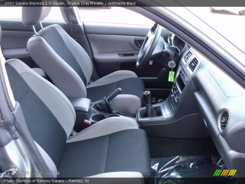 Crystal Gray Metallic / Anthracite Black 2007 Subaru Impreza 2.5i Sedan