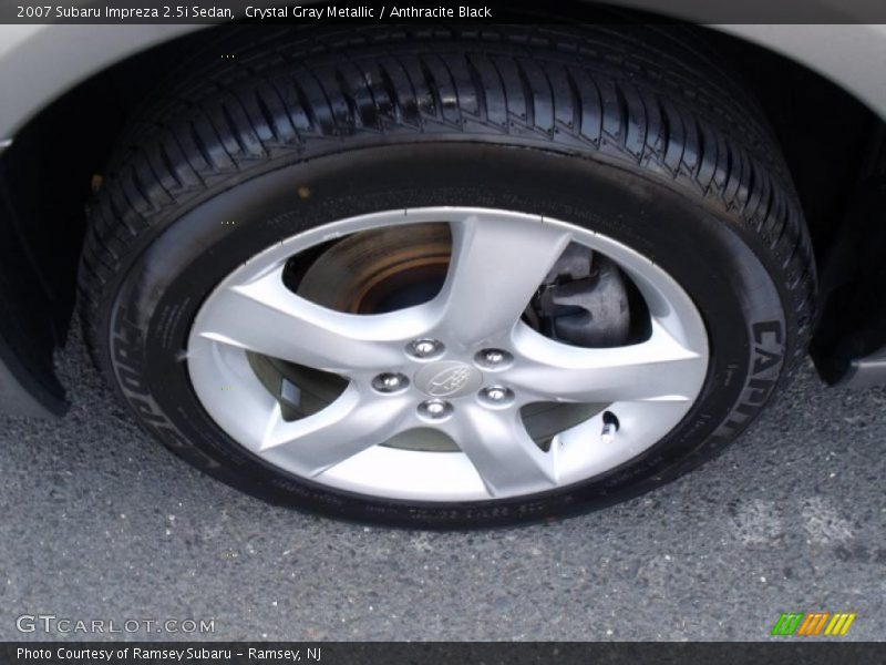 Crystal Gray Metallic / Anthracite Black 2007 Subaru Impreza 2.5i Sedan