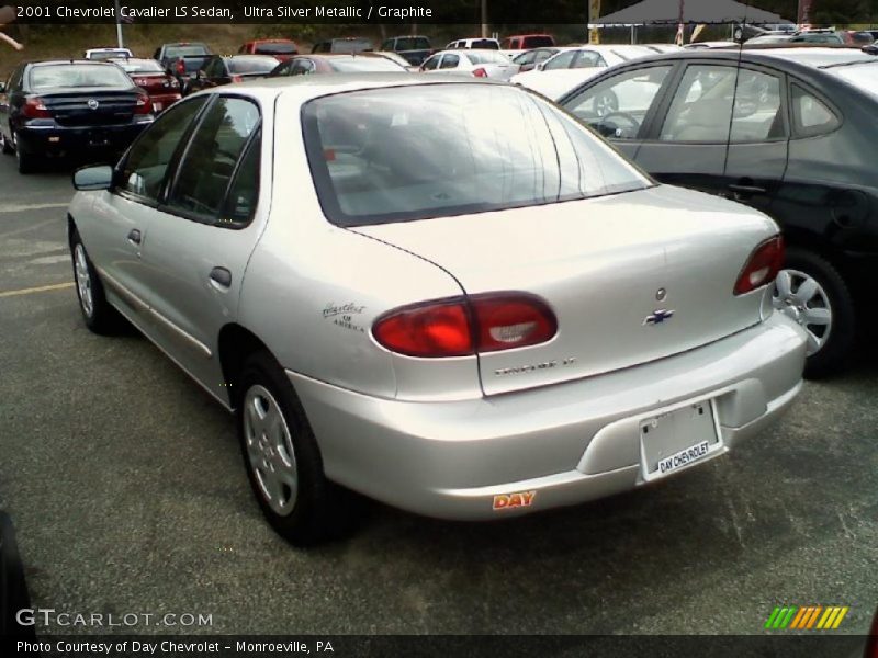 Ultra Silver Metallic / Graphite 2001 Chevrolet Cavalier LS Sedan