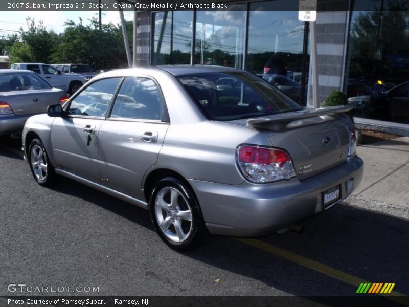 Crystal Gray Metallic / Anthracite Black 2007 Subaru Impreza 2.5i Sedan