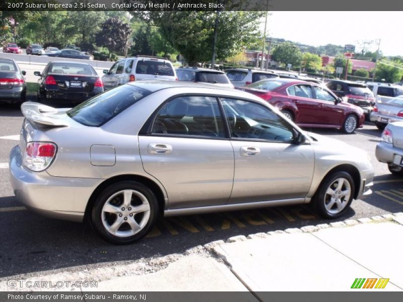 Crystal Gray Metallic / Anthracite Black 2007 Subaru Impreza 2.5i Sedan