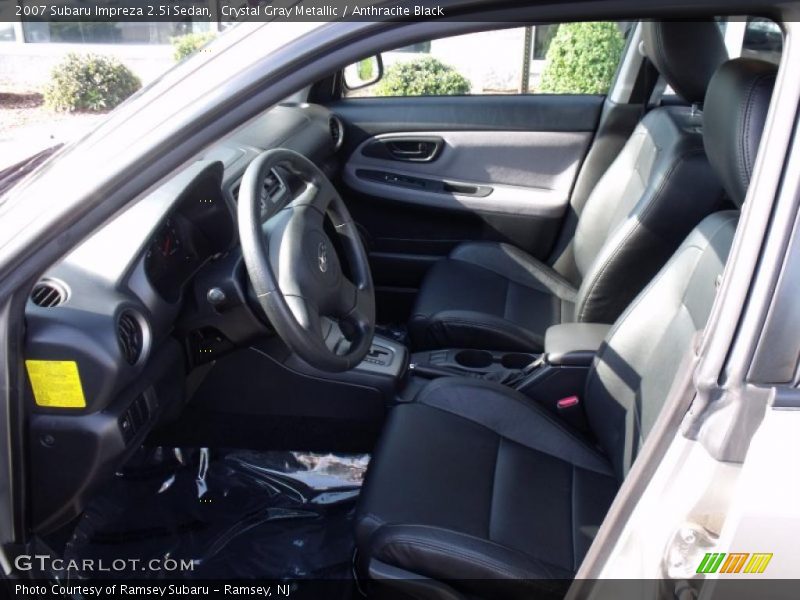 Crystal Gray Metallic / Anthracite Black 2007 Subaru Impreza 2.5i Sedan