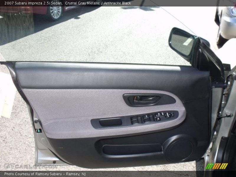 Crystal Gray Metallic / Anthracite Black 2007 Subaru Impreza 2.5i Sedan