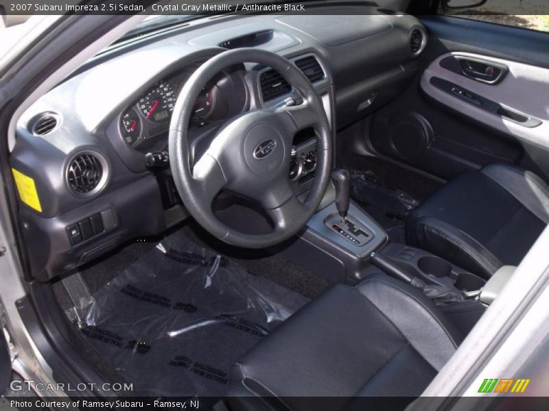 Crystal Gray Metallic / Anthracite Black 2007 Subaru Impreza 2.5i Sedan