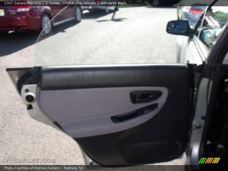 Crystal Gray Metallic / Anthracite Black 2007 Subaru Impreza 2.5i Sedan
