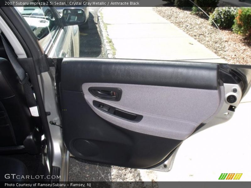 Crystal Gray Metallic / Anthracite Black 2007 Subaru Impreza 2.5i Sedan