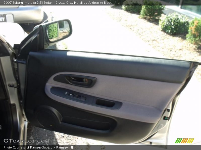 Crystal Gray Metallic / Anthracite Black 2007 Subaru Impreza 2.5i Sedan