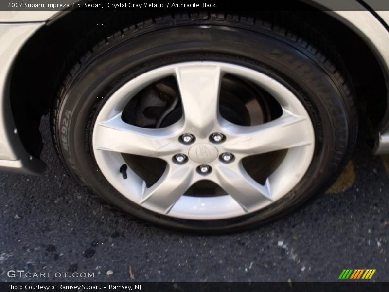 Crystal Gray Metallic / Anthracite Black 2007 Subaru Impreza 2.5i Sedan