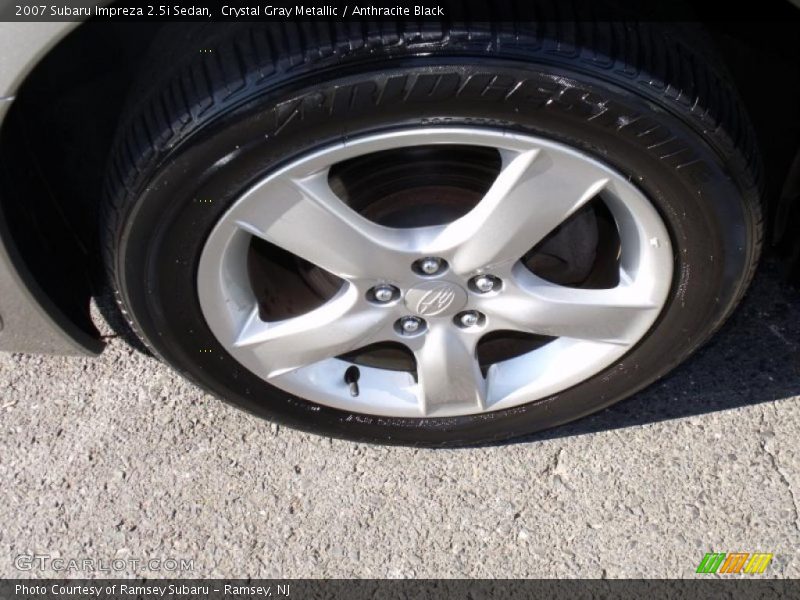 Crystal Gray Metallic / Anthracite Black 2007 Subaru Impreza 2.5i Sedan