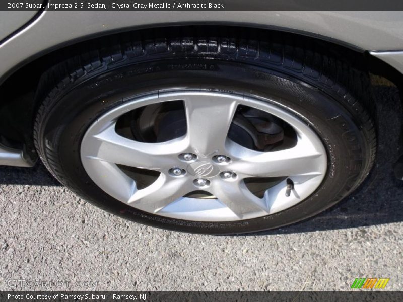 Crystal Gray Metallic / Anthracite Black 2007 Subaru Impreza 2.5i Sedan