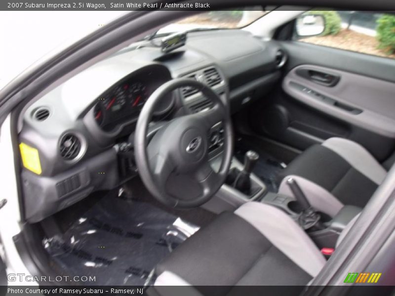 Satin White Pearl / Anthracite Black 2007 Subaru Impreza 2.5i Wagon