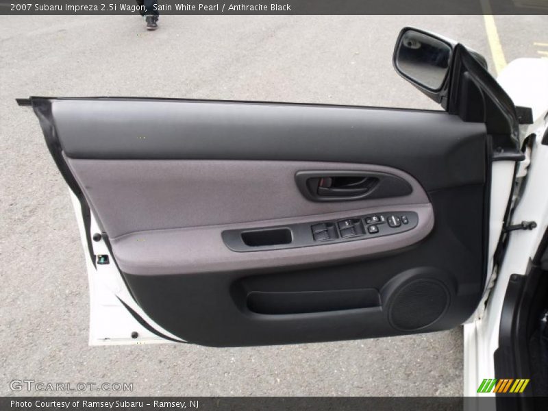 Satin White Pearl / Anthracite Black 2007 Subaru Impreza 2.5i Wagon