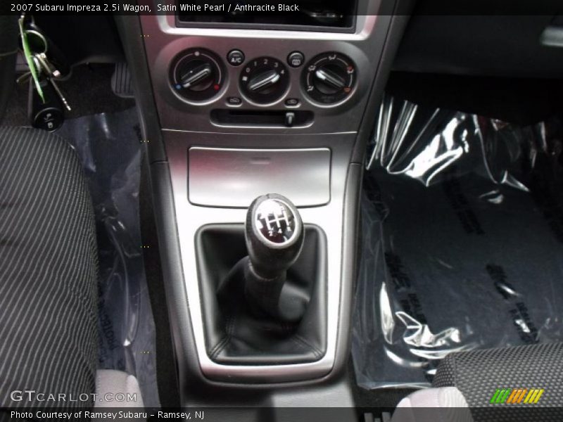 Satin White Pearl / Anthracite Black 2007 Subaru Impreza 2.5i Wagon