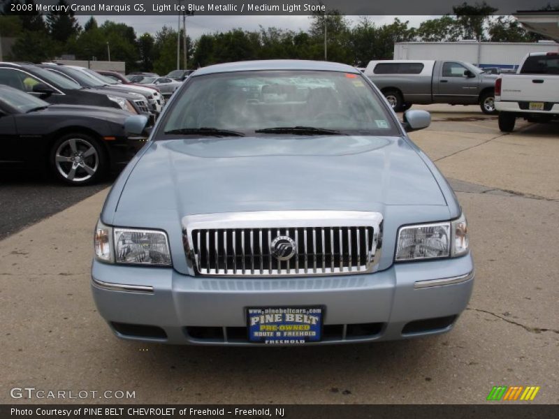 Light Ice Blue Metallic / Medium Light Stone 2008 Mercury Grand Marquis GS