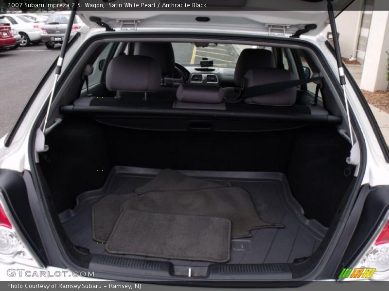Satin White Pearl / Anthracite Black 2007 Subaru Impreza 2.5i Wagon
