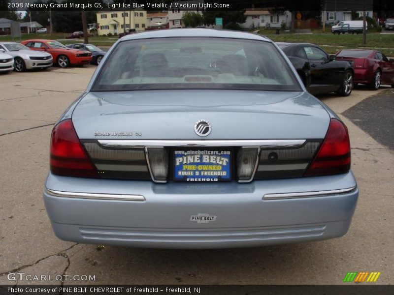 Light Ice Blue Metallic / Medium Light Stone 2008 Mercury Grand Marquis GS