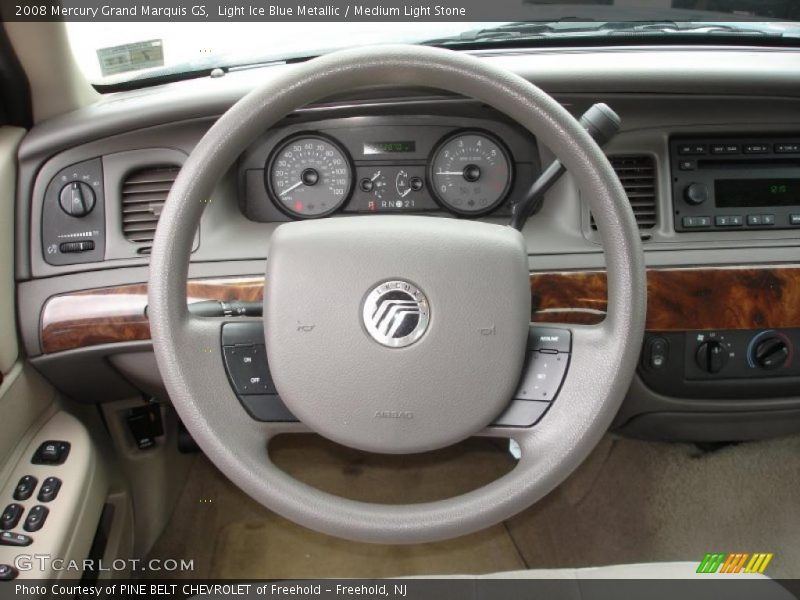 Light Ice Blue Metallic / Medium Light Stone 2008 Mercury Grand Marquis GS