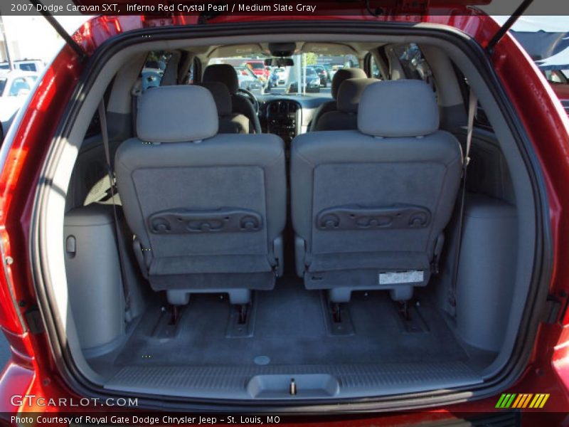 Inferno Red Crystal Pearl / Medium Slate Gray 2007 Dodge Caravan SXT