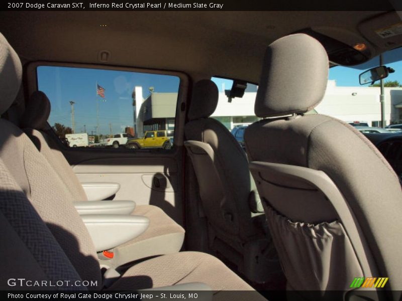 Inferno Red Crystal Pearl / Medium Slate Gray 2007 Dodge Caravan SXT