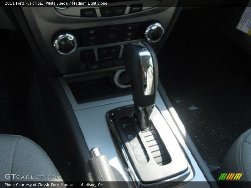 White Suede / Medium Light Stone 2011 Ford Fusion SE