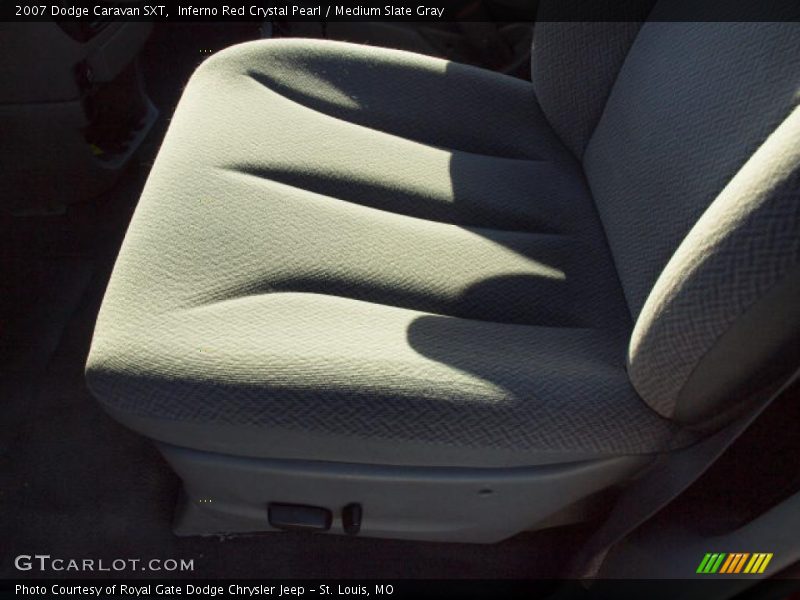 Inferno Red Crystal Pearl / Medium Slate Gray 2007 Dodge Caravan SXT
