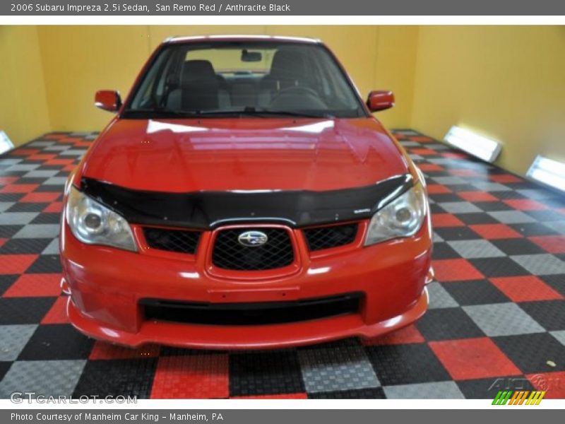 San Remo Red / Anthracite Black 2006 Subaru Impreza 2.5i Sedan